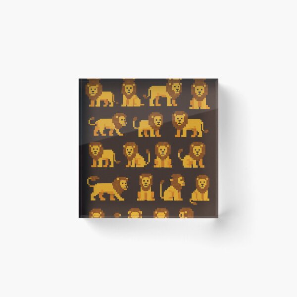 Item preview,  Pixel lion Patterns designed and sold by Itzjustlife.