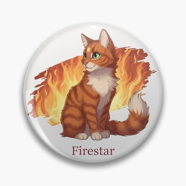 Item preview, Chibi Firestar Warrior Cats ThunderClan Leader Cute Cat Warriors Fanart designed and sold by StudioJohan.