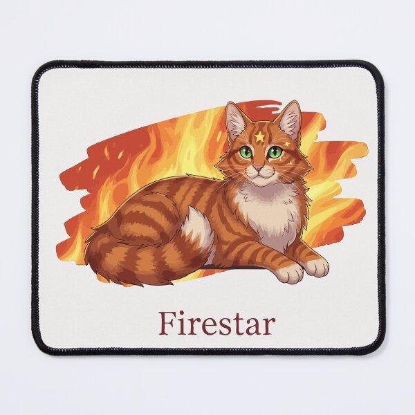 Item preview, Cute Chibi Firestar Warriors Cat ThunderClan Fireheart Erin Hunter Art designed and sold by StudioJohan.