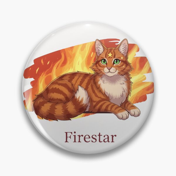 Item preview, Cute Chibi Firestar Warriors Cat ThunderClan Fireheart Erin Hunter Art designed and sold by StudioJohan.