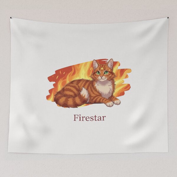 Item preview, Cute Chibi Firestar Warriors Cat ThunderClan Fireheart Erin Hunter Art designed and sold by StudioJohan.