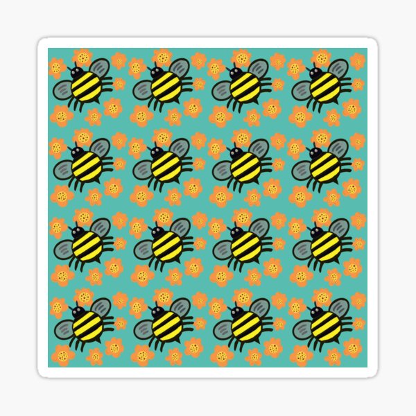 Item preview, Bees among the flowers designed and sold by Posterpics.