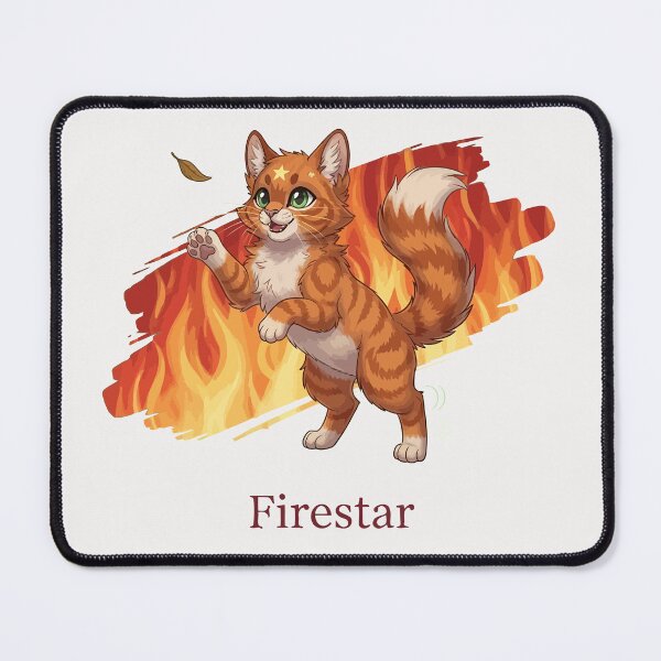 Item preview, Chibi Warriors Firestar Cat Cute ThunderClan Leader Firepaw Fanart designed and sold by StudioJohan.