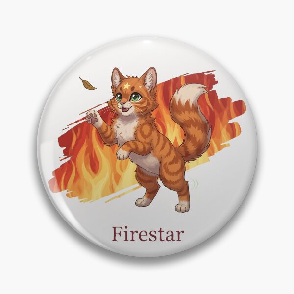 Item preview, Chibi Warriors Firestar Cat Cute ThunderClan Leader Firepaw Fanart designed and sold by StudioJohan.