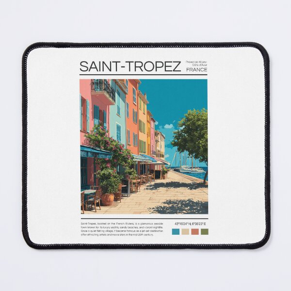 Item preview, Saint-Tropez - France - Pop Art designed and sold by StudioRedKoala.