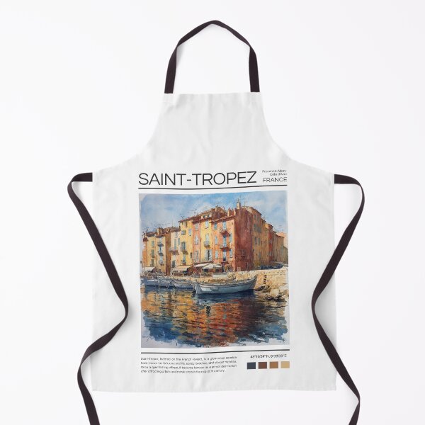 Item preview, Saint-Tropez - France - Watercolor  designed and sold by StudioRedKoala.
