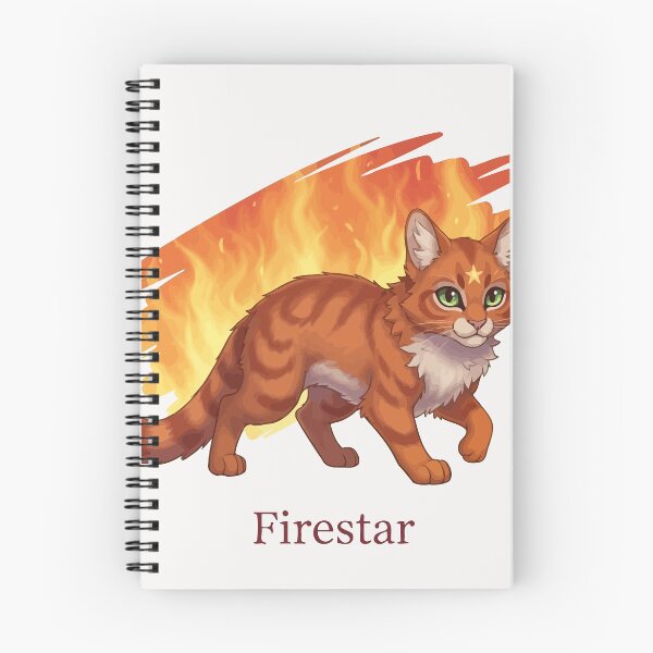 Item preview, Chibi Firestar Warriors ThunderClan Cat Cute Fireheart Leader Fanart designed and sold by StudioJohan.