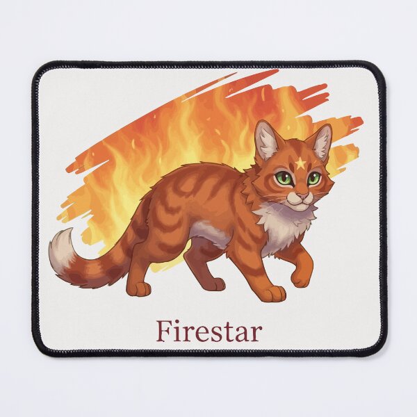 Item preview, Chibi Firestar Warriors ThunderClan Cat Cute Fireheart Leader Fanart designed and sold by StudioJohan.