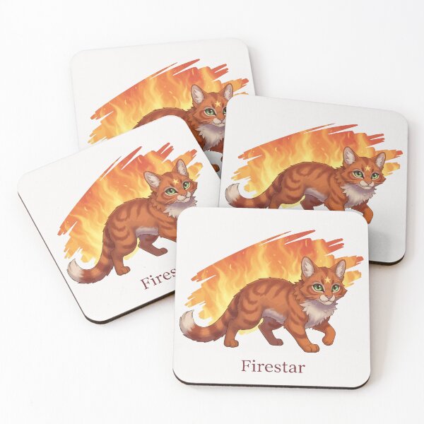 Item preview, Chibi Firestar Warriors ThunderClan Cat Cute Fireheart Leader Fanart designed and sold by StudioJohan.