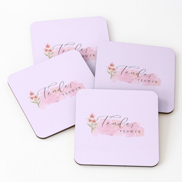 Item preview, Elegant Tender Flower Watercolor Logo – Romantic Floral Art designed and sold by Tender Flower Clothing.