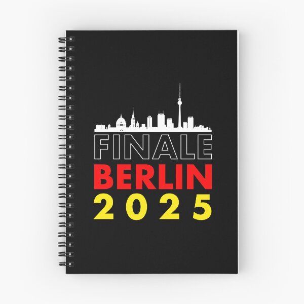 Artikelvorschau, Finale Berlin 2025 – Skyline Design in Deutschlandfarben entworfen und verkauft von SpecialtiesShop.