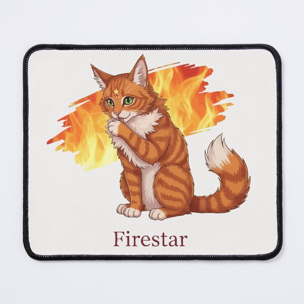 Item preview, Cute Chibi Warriors Firestar Cat ThunderClan Firepaw Rusty Erin Hunter designed and sold by StudioJohan.