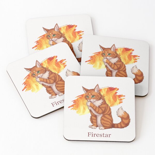 Item preview, Cute Chibi Warriors Firestar Cat ThunderClan Firepaw Rusty Erin Hunter designed and sold by StudioJohan.