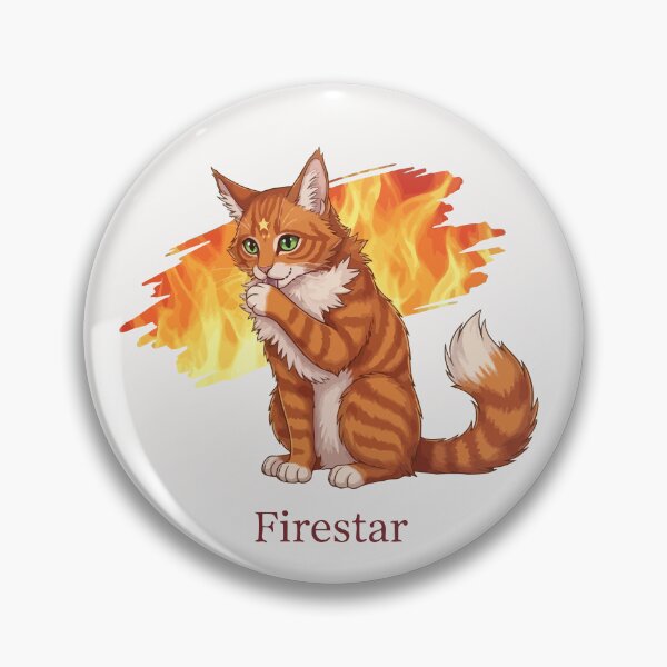 Item preview, Cute Chibi Warriors Firestar Cat ThunderClan Firepaw Rusty Erin Hunter designed and sold by StudioJohan.
