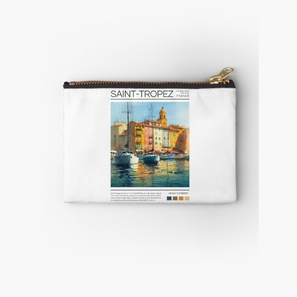 Item preview, Saint-Tropez - France - Watercolor  designed and sold by StudioRedKoala.