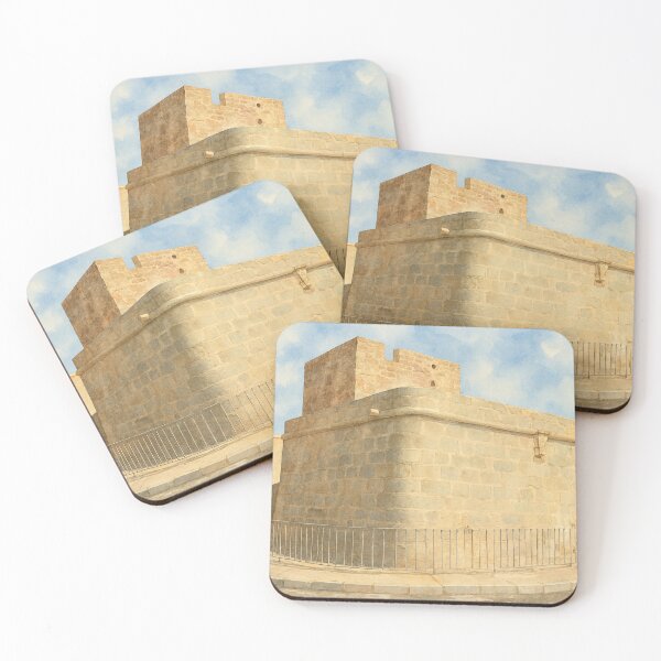 Item preview, Historic Fortress of Grau Vell - Sagunto in Watercolor designed and sold by Miradas del Mundo.