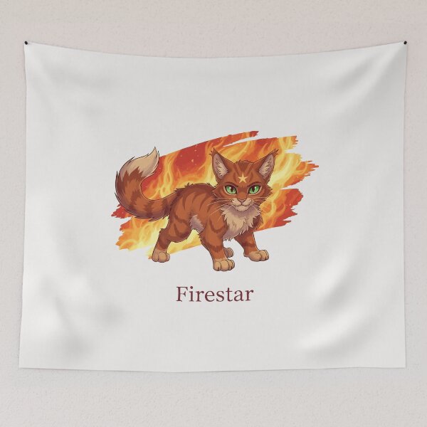Item preview, Chibi ThunderClan Firestar Warriors Cat Cute Leader Fireheart Art designed and sold by StudioJohan.
