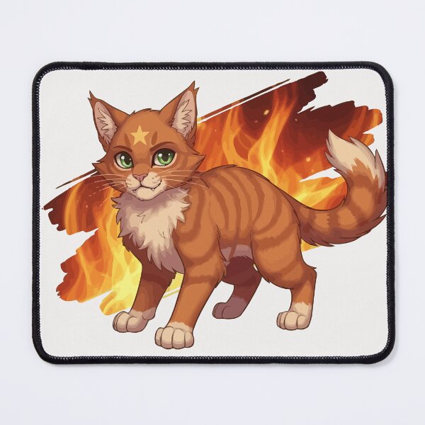 Item preview, Adorable Chibi Firestar Warrior Cats ThunderClan Cute Cat Fanart designed and sold by StudioJohan.