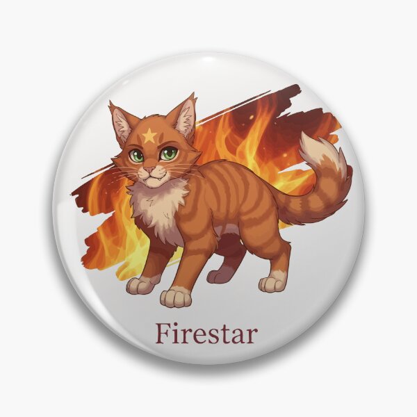 Item preview, Adorable Chibi Firestar Warrior Cats ThunderClan Cute Cat Fanart designed and sold by StudioJohan.