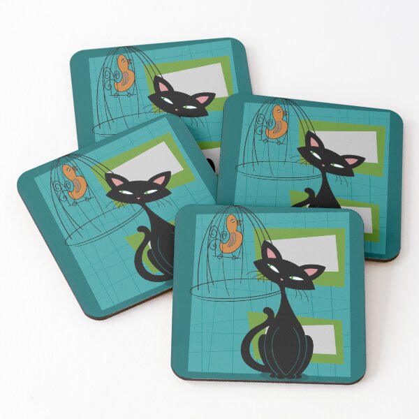 Item preview, Atomic Age - Cat Wants the Canary designed and sold by hebustyle.