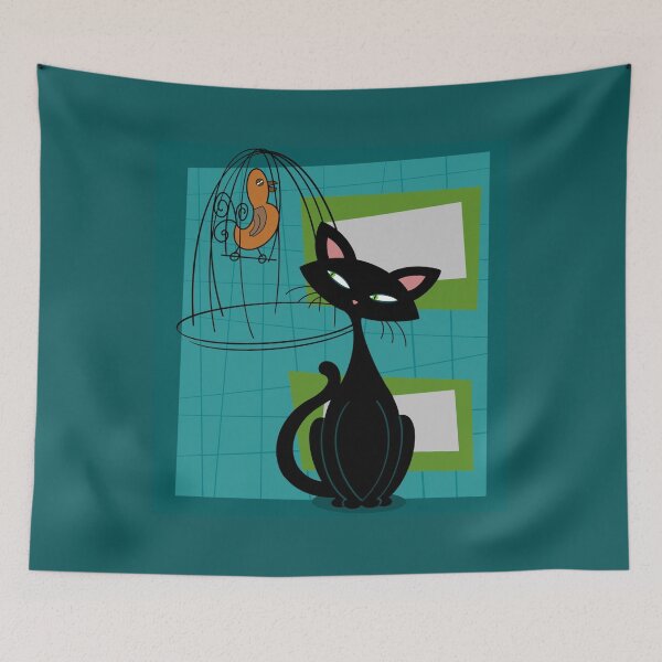 Item preview, Atomic Age - Cat Wants the Canary designed and sold by hebustyle.