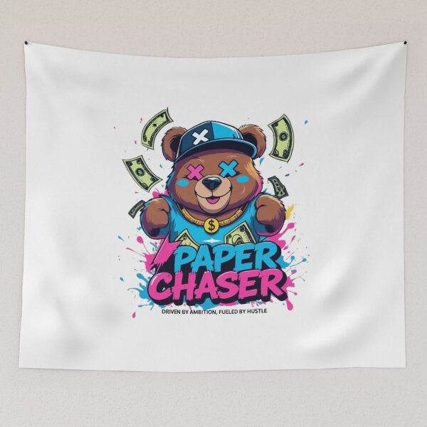 Item preview, Paper Chaser – Streetwear Graffiti Bear Hustle Design designed and sold by GloboStyle Design .
