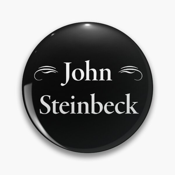 Item preview, John Steinbeck, American Writer, Classic Literature designed and sold by CharlottePlaceArt.