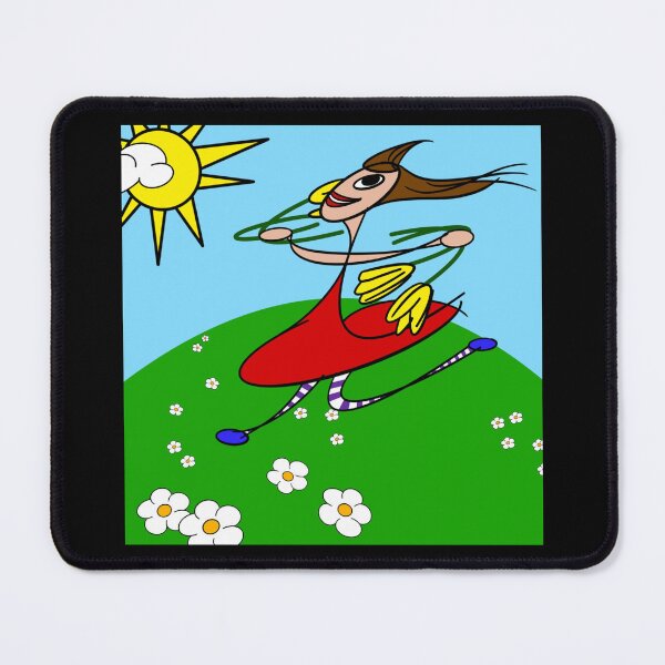 Item preview, Green Hills Girls – Twirling- Whimsical Printable Wall Art for Kids | Nursery & Bedroom Decor designed and sold by hebustyle.