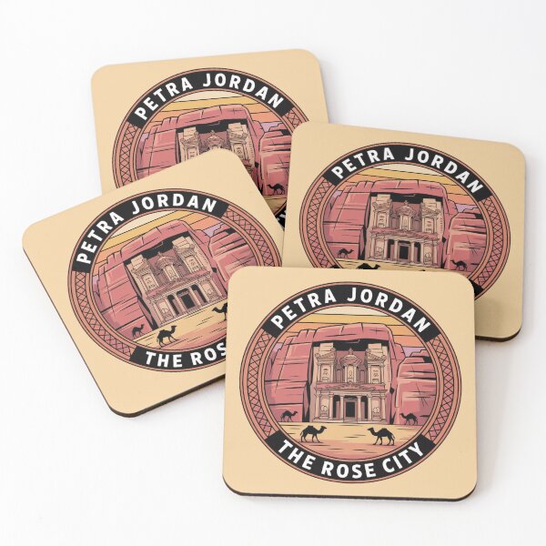 Item preview, Petra Jordan Adventure Badge – Desert Sunset Camel Patch Design designed and sold by Timeless Design.