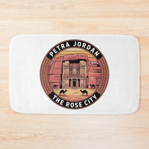Item preview, Petra Jordan Adventure Badge – Desert Sunset Camel Patch Design designed and sold by Timeless Design.