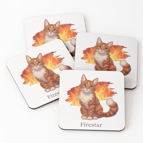Item preview, Cute Chibi Firestar ThunderClan Warriors Cat Firepaw Leader Fanart designed and sold by StudioJohan.