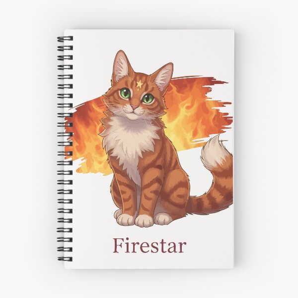 Item preview, Cute Chibi Firestar ThunderClan Warriors Cat Firepaw Leader Fanart designed and sold by StudioJohan.