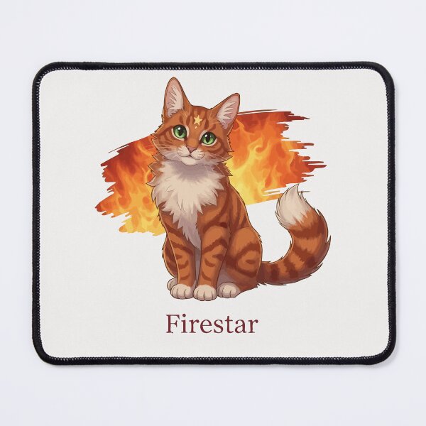 Item preview, Cute Chibi Firestar ThunderClan Warriors Cat Firepaw Leader Fanart designed and sold by StudioJohan.