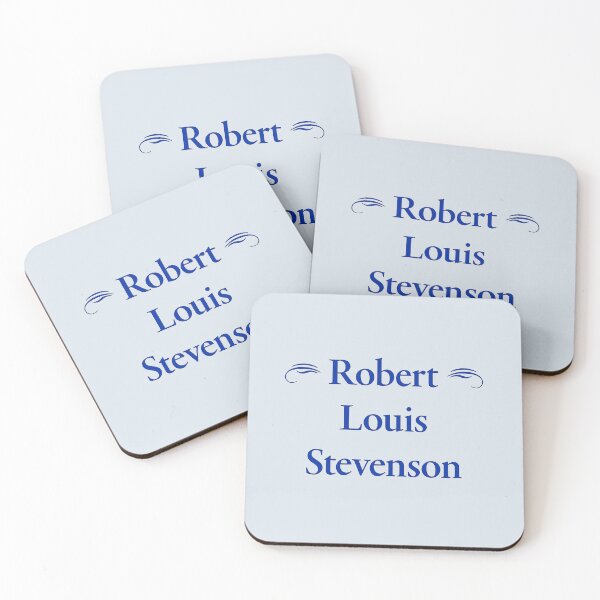 Item preview, Robert Louis Stevenson, Scottish Novelist, Classic Literature designed and sold by CharlottePlaceArt.
