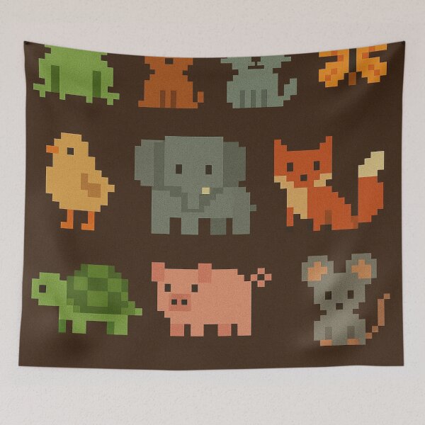 Item preview, Pixel critters Patterns designed and sold by Itzjustlife.