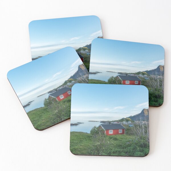 Item preview, Red Rorbu in Lofoten designed and sold by aaronchoi.