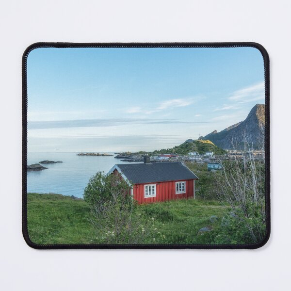 Item preview, Red Rorbu in Lofoten designed and sold by aaronchoi.