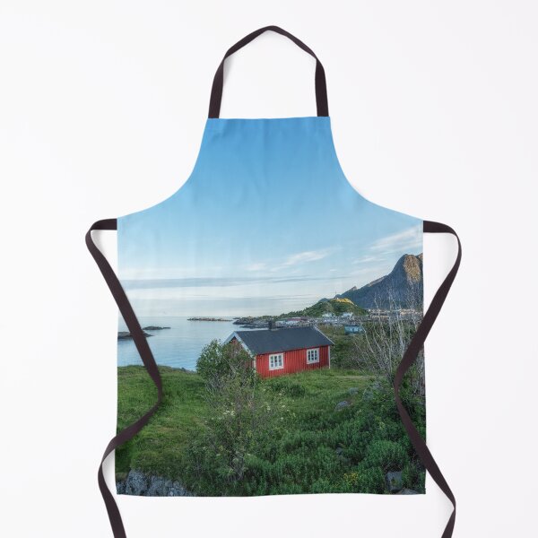 Item preview, Red Rorbu in Lofoten designed and sold by aaronchoi.