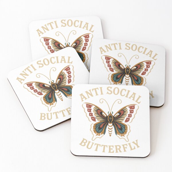 Artikelvorschau, Antisozialer Schmetterling entworfen und verkauft von SwiftCollective.