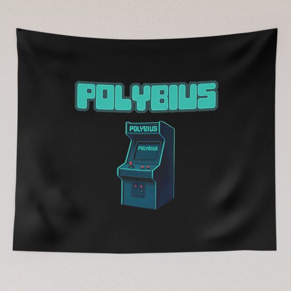 Item preview, Polybius Retro Arcade Urban Legend Geek 80s gaming cult video designed and sold by w1ckerman.