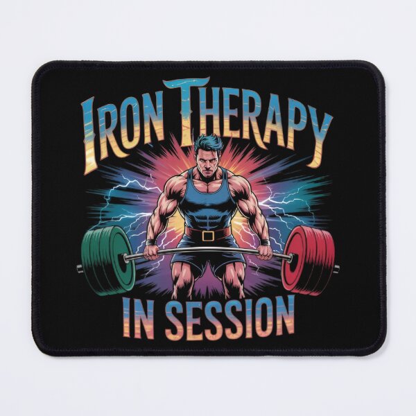 Item preview, Iron Therapy Session – Gym Motivation for Lifters designed and sold by robyclub.