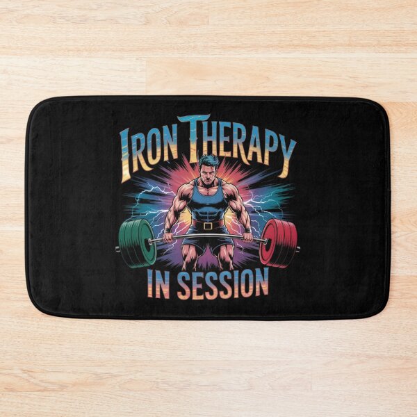Item preview, Iron Therapy Session – Gym Motivation for Lifters designed and sold by robyclub.