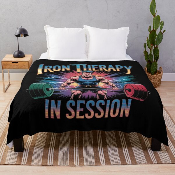 Item preview, Iron Therapy Session – Gym Motivation for Lifters designed and sold by robyclub.