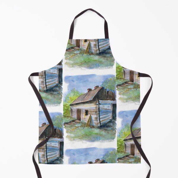 Item preview, Rustic Log Cabin: A Cozy Watercolor Countryside Home designed and sold by kkjustpaint.