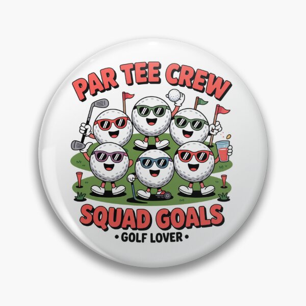 Item preview, Par Tee Crew Squad Goals – Funny Golf Lover Design designed and sold by ByBryteG.