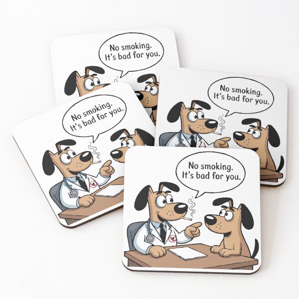 Artikelvorschau, Lustiger Hundearzt, Rauchverbot-Cartoon – Dogtor-Parodie T-Shirt entworfen und verkauft von Uglyandcute.