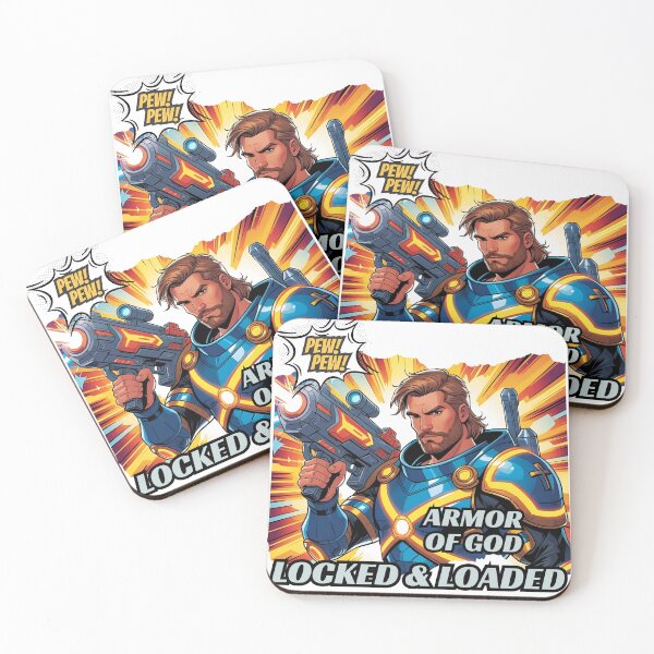 Item preview, Armor of God, Locked & Loaded. Pew! Pew! designed and sold by GiggleGooods.