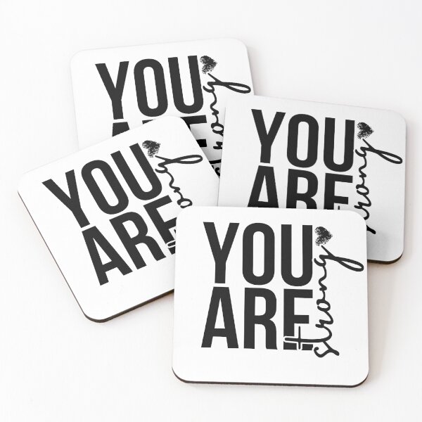 Item preview, You Are Strong – Motivational Empowerment Quote by Farwawears designed and sold by farwawears.
