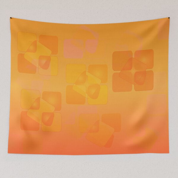 Item preview, Orange Rounded Squares designed and sold by Kiko 7.
