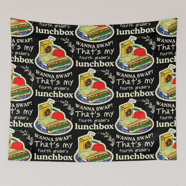 Item preview, Playful Lunchbox Design with Bold Red and Green Accents designed and sold by SplashTastic.